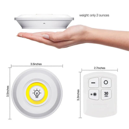 Smart Home Lighting Control - Enhance Your Space with Compact, Easy-to-Install Disc Lights