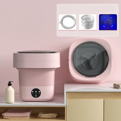 Smart and Silent Family-Friendly Blue Ray Mini Washer for Apartments