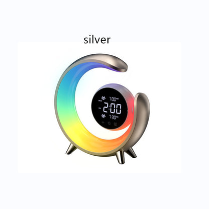 Dual wake-up touch RGB colorful Touch-control heart-shaped alarm clock