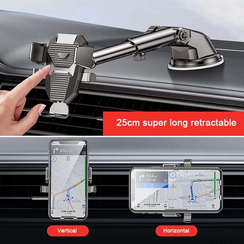 Stable Installation Guaranteed Powerful Suction & Sticky Gel Car Phone Holde
