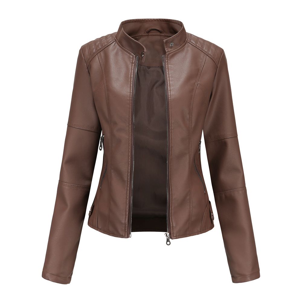 Standout Slim-Fit Jacket with Artificial Fur Lining