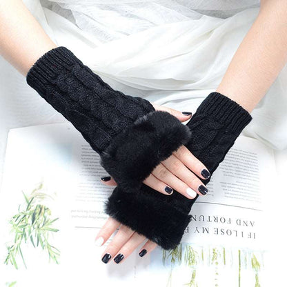 Stylish half-finger gloves for winter Perfect gift for chriastmas thanksgiving halloween black friday holidays any ocassion at acheckbox