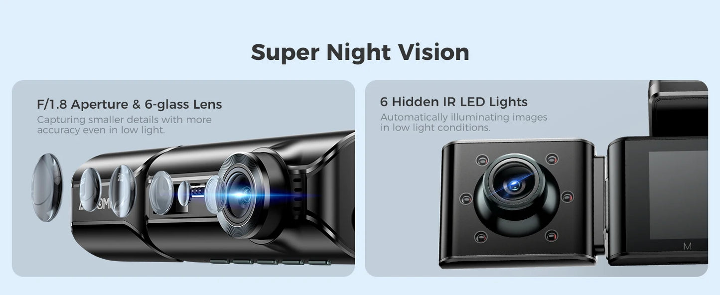 Super Night Vision Car dash cam