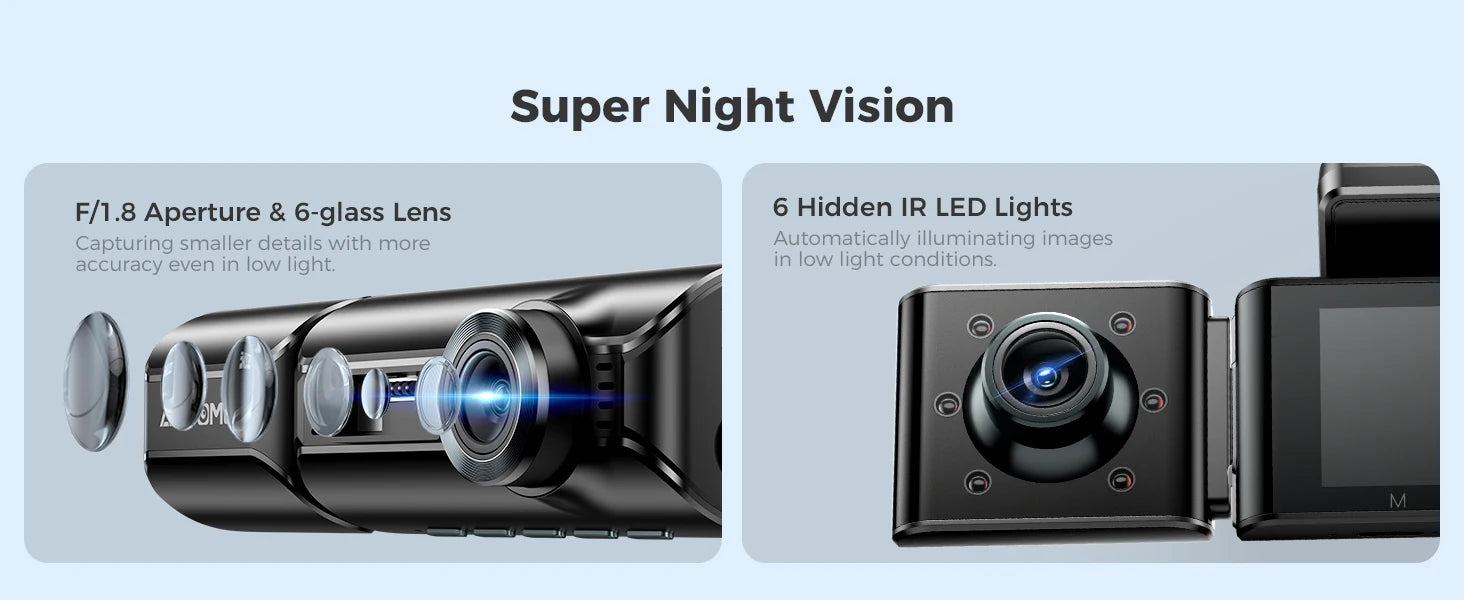 Super Night Vision Car dash cam