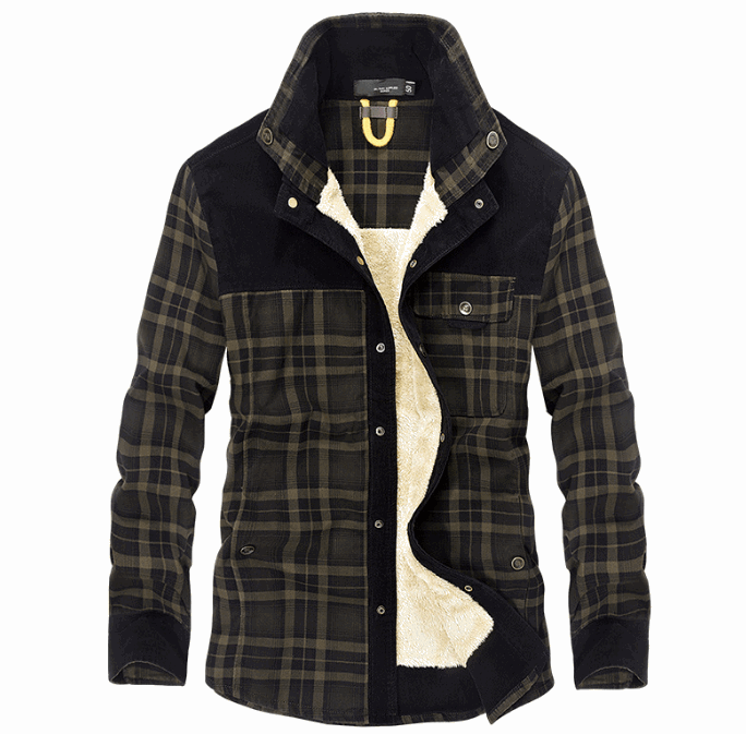 Tailored Plaid Fleece for Men
