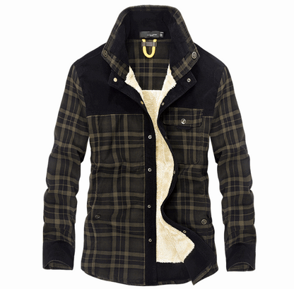 Tailored Plaid Fleece for Men