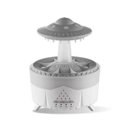 Trending UFO Water Drop Humidifier Rain Cloud Air Humidifier Aromatherapy Essential Oils Aroma Diffuser USB Charging 7 Color Mist Maker at acheckbox