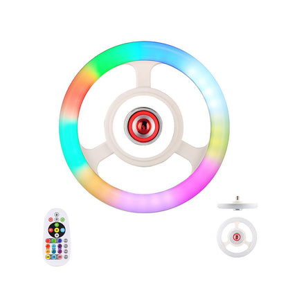 UFO Flying Saucer Light Chandelier - Bluetooth Speaker, RGB Colors, and Eco-Friendly Illumination