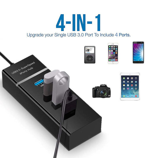 USB 3.0 Hub for Multiple Devices with Over-Current Protection