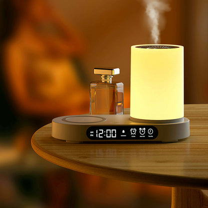 USB Smart Aroma Diffuser with Heavy Fog Timer and wireless charger