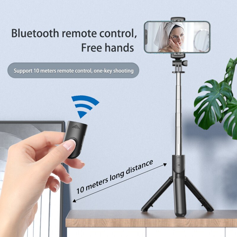 Universal Selfie Stick Combo Mini Tripod Magic for Time-Lapse Videos