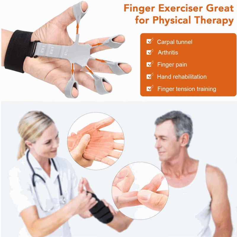 Unlock Hand Potential Silicone Finger Stretcher for Varied Lifestyles