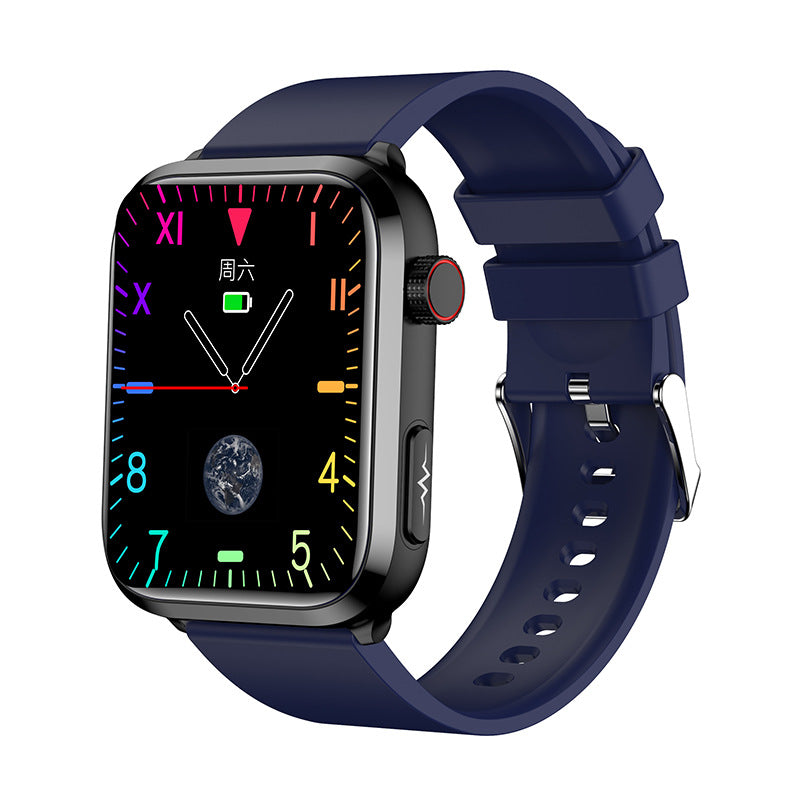 Versatile smartwatch with ECG, Bluetooth, health monitoring, SOS weather forecast, sports modes, and extended battery life, compatible with Android and iOS, and featuring multilingual support at acheckbox christmas gift