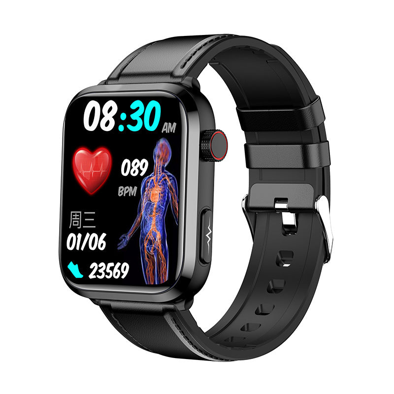 Versatile smartwatch with ECG, Bluetooth, health monitoring, SOS weather forecast, sports modes, and extended battery life, compatible with Android and iOS, and featuring multilingual support at acheckbox halloween gift