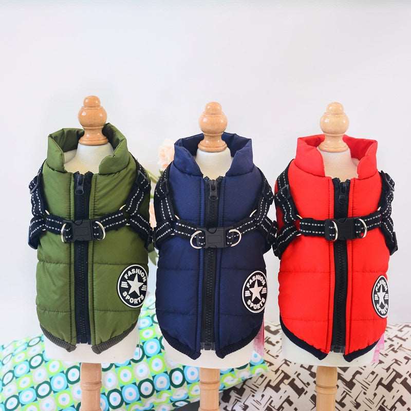 Waterproof Pet Clothing with Harness