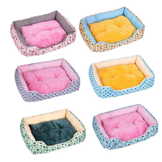 Winter-Ready Pet Paradise Cozy Comfort Plush Bed for Ultimate Warmth and Joint Support