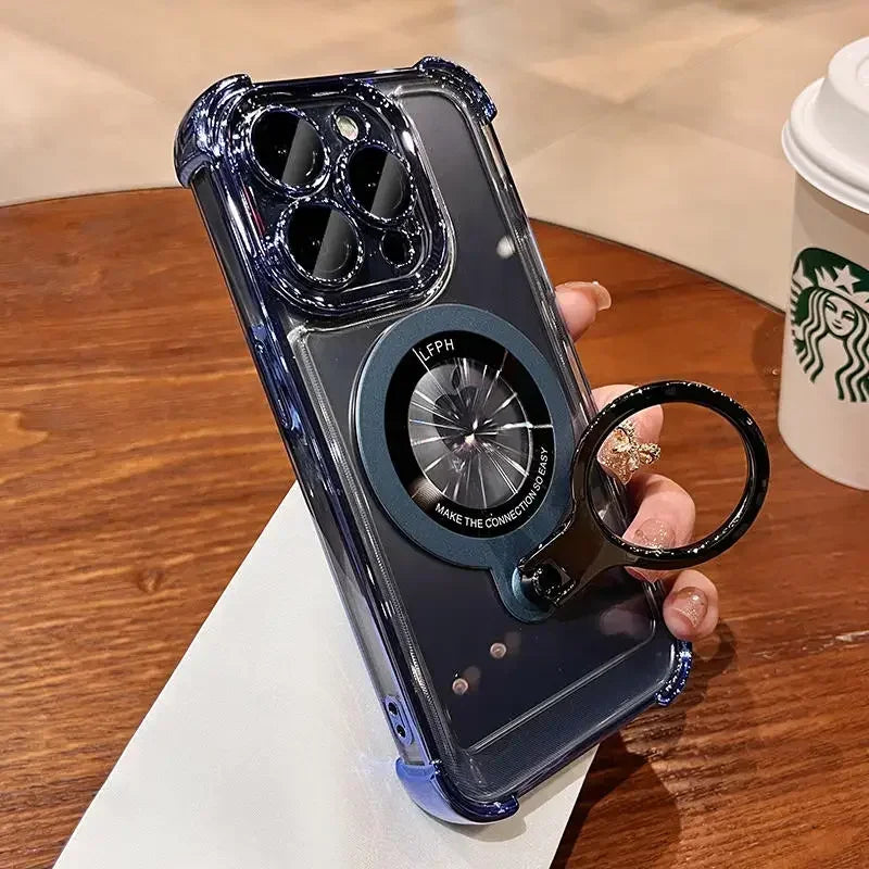 Wireless Power, Seamless Style iPhone Charging Blue Case