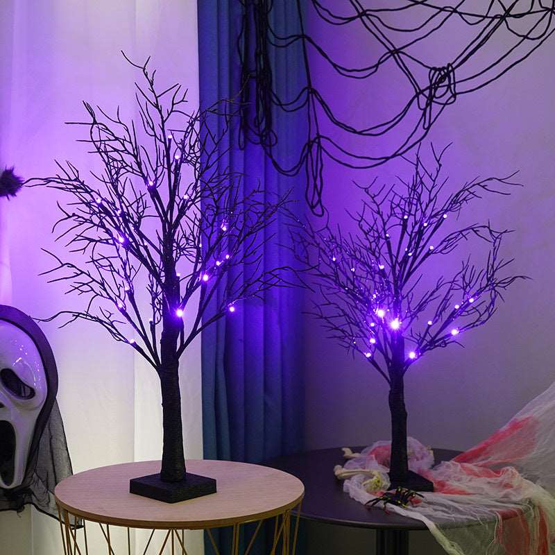 LED Simulation Tree Halloween Decoration Lights