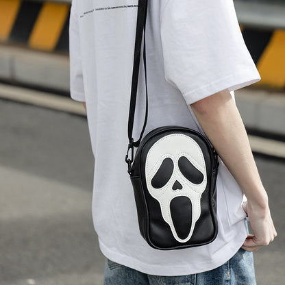 Funny Ghost Skull Halloween Shoulder Bag