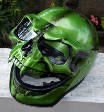 Latex Helmet Halloween Mask in Multiple Colors