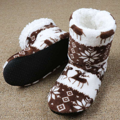 Christmas Indoor Socks Shoes with Non Slip Sole