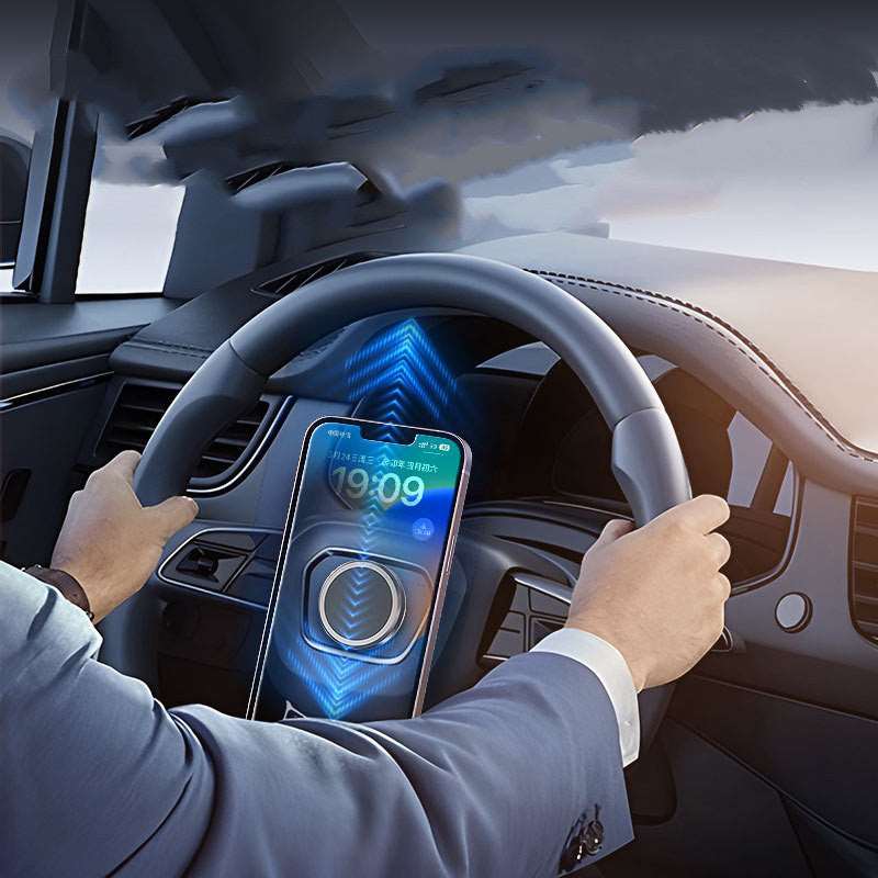 trending Centripetal force phone holder with strong magnetic adsorption, sleek alloy design, and easy installation for stable and scratch-free phone mounting in your car at acheckbox. perfect holiday gift
