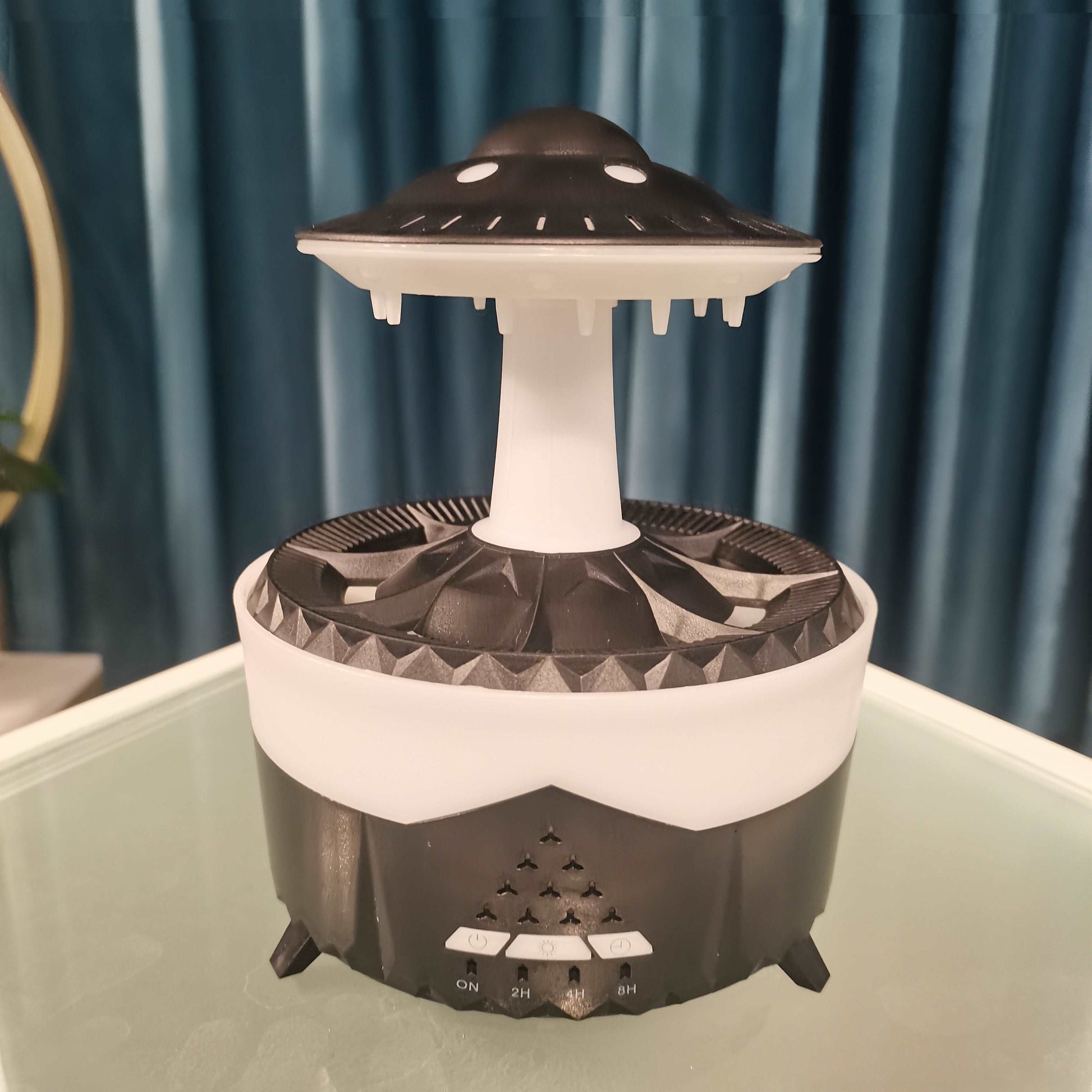 viral UFO Water Drop Humidifier Rain Cloud Air Humidifier Aromatherapy Essential Oils Aroma Diffuser USB Charging 7 Color Mist Maker. Great gift for chrismas thanksgiving black friday and halloween at acheckbox