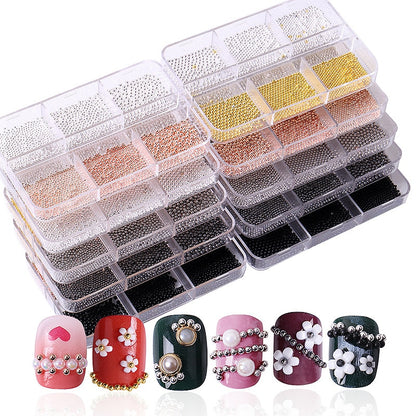 Stainless Steel Nails Beads Kit